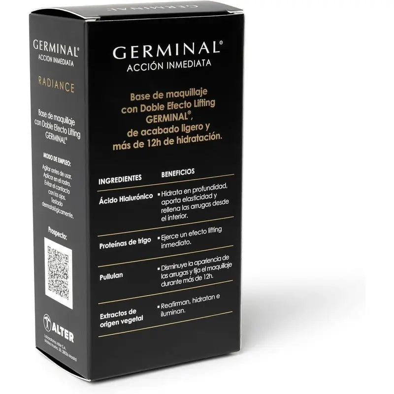 Germinal Makeup Base Lift Serum Foundation Medium Dark 30Ml