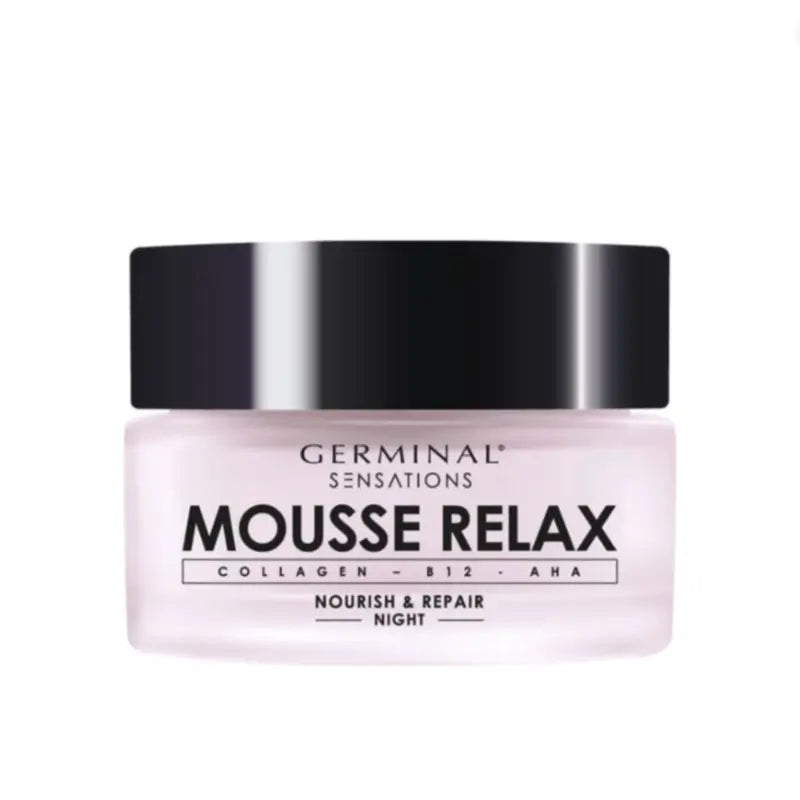 Germinal Sensations Mousse Relax — Night Cream with Collagen and AHA, 50 ml