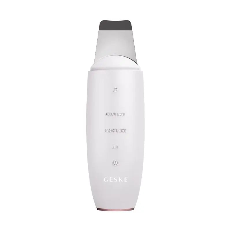 Geske Microcurrent Blackhead Exfoliator & Blackhead Remover - 9 In 1 - White Rose Gold