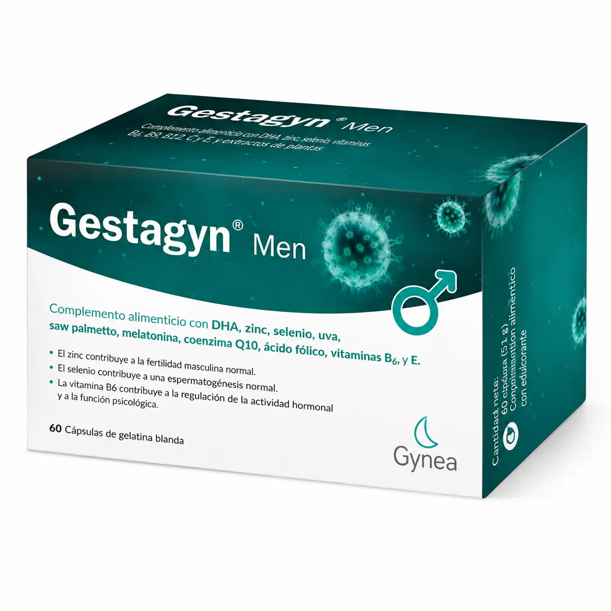 Gestagyn Men soft gelatin capsules 60 capsules