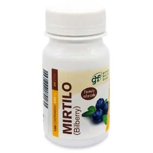 Ghf Bilberry 500Mg. 100 Tablets