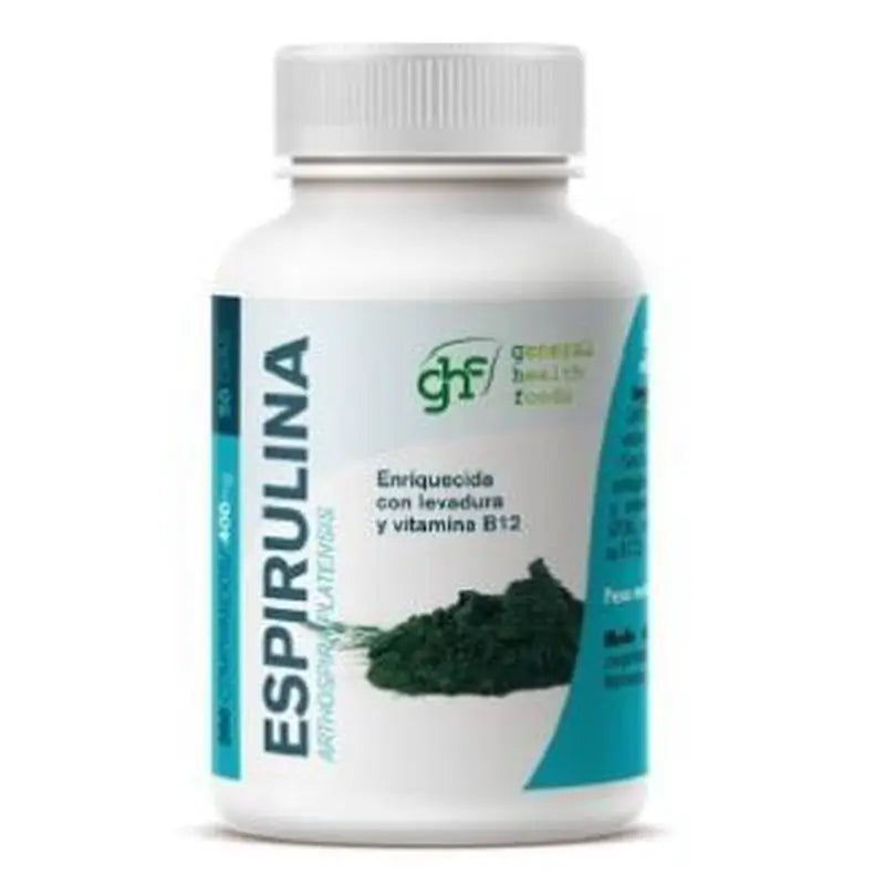 Ghf Spirulina 400Mg. 200 Tablets