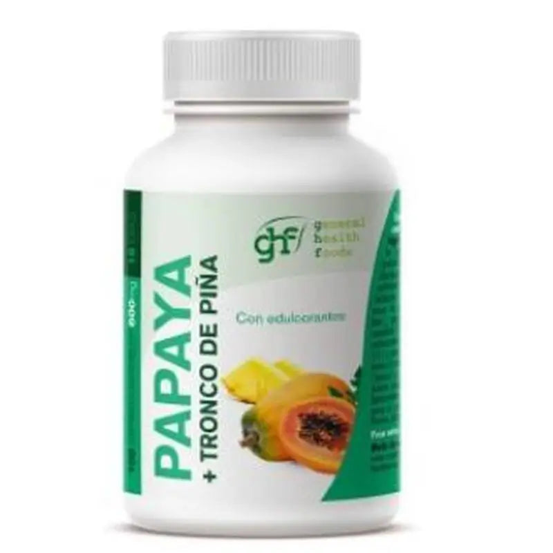 Ghf Papaya 600Mg. 100 Tablets