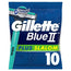 Gillette Blue Ii Plus Slalom Disposable Razors, 10 pcs.