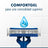 Gillette Blue3 Smooth 8+4 Men's Disposable Razors 40° Pivoting Head & Lubricating Strip , 12 pcs.