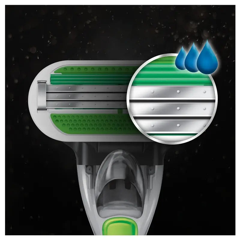 Gillette Body Shaver Refills, 2 pieces