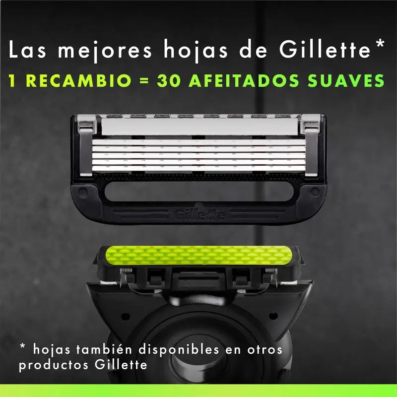 Gillette Labs Razor with Exfoliating Bar + 1 Refill & Hanger