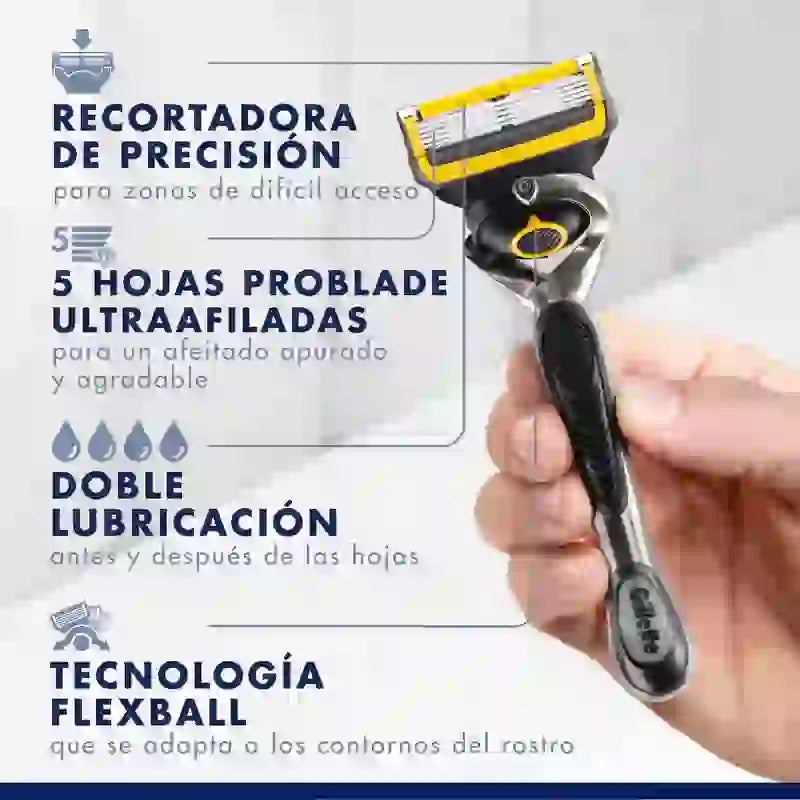 Gillette Fusion Proshield Fusion Machine + 2 Refills
