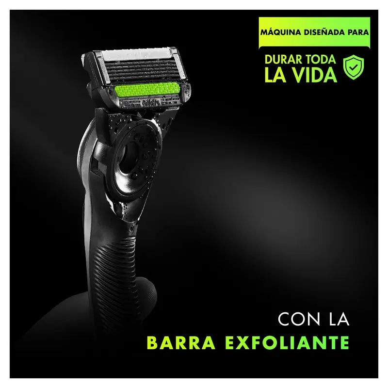 Gillette Labs Razor with Exfoliating Stick + 5 Refills