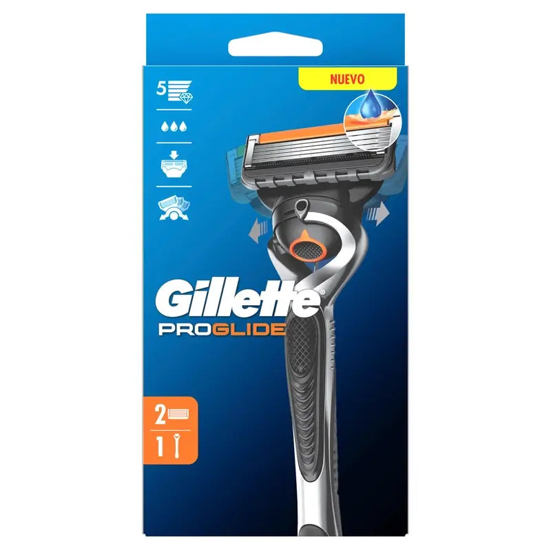 Gillette Proglide Men’s Razor, 1 handle + 2 refills