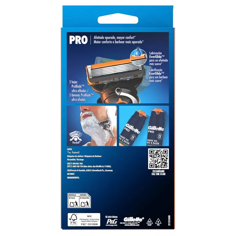 Gillette Proglide Men's Razor , 1 handle + 1 refill