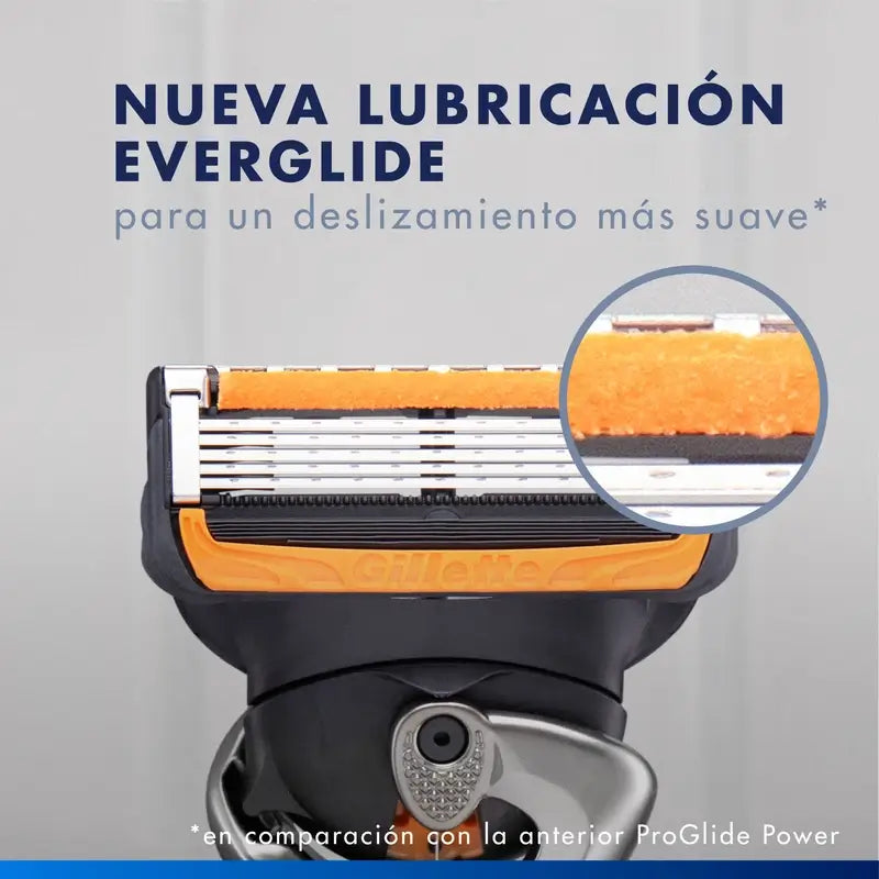 Gillette Proglide Power 1 Razor , 2 refills