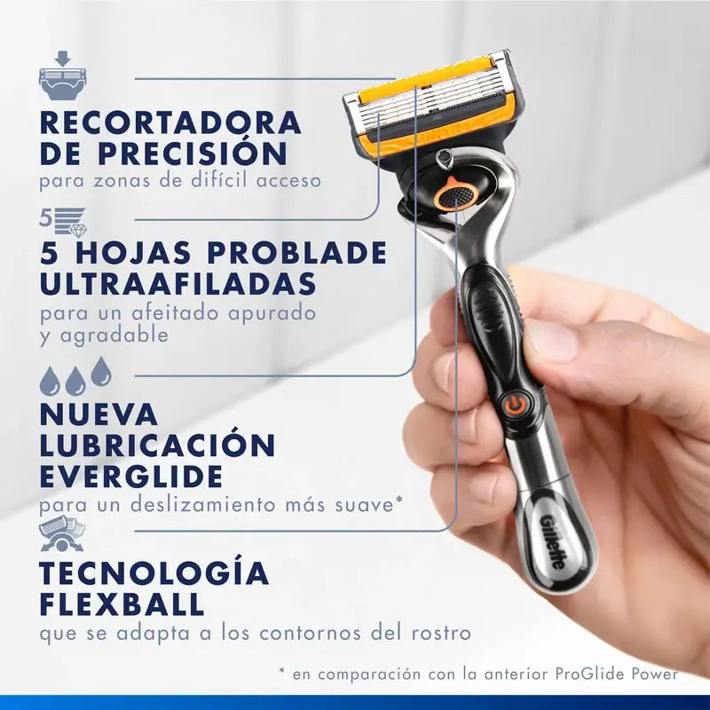 Gillette Proglide Power Men's Razor Refills, 4 pcs.