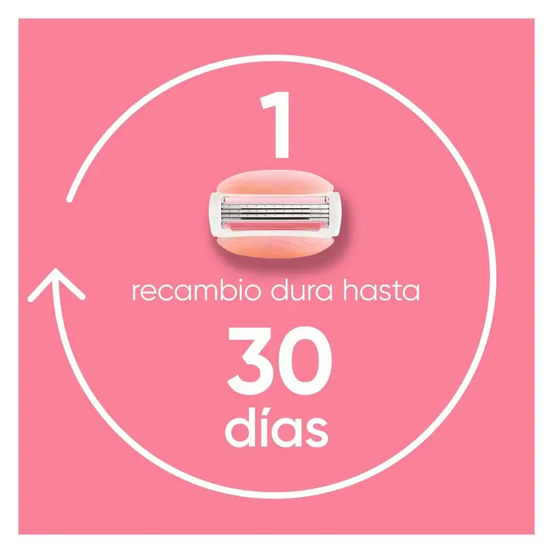 Gillette Venus Comfortglide Spa Breeze Women's Hair Removal Razor, 1 Handle + 3 Refills