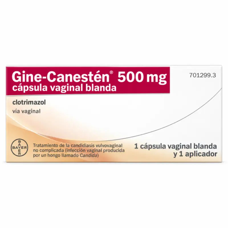 Gine-Canesthen 500 mg, 1 Vaginal Capsule