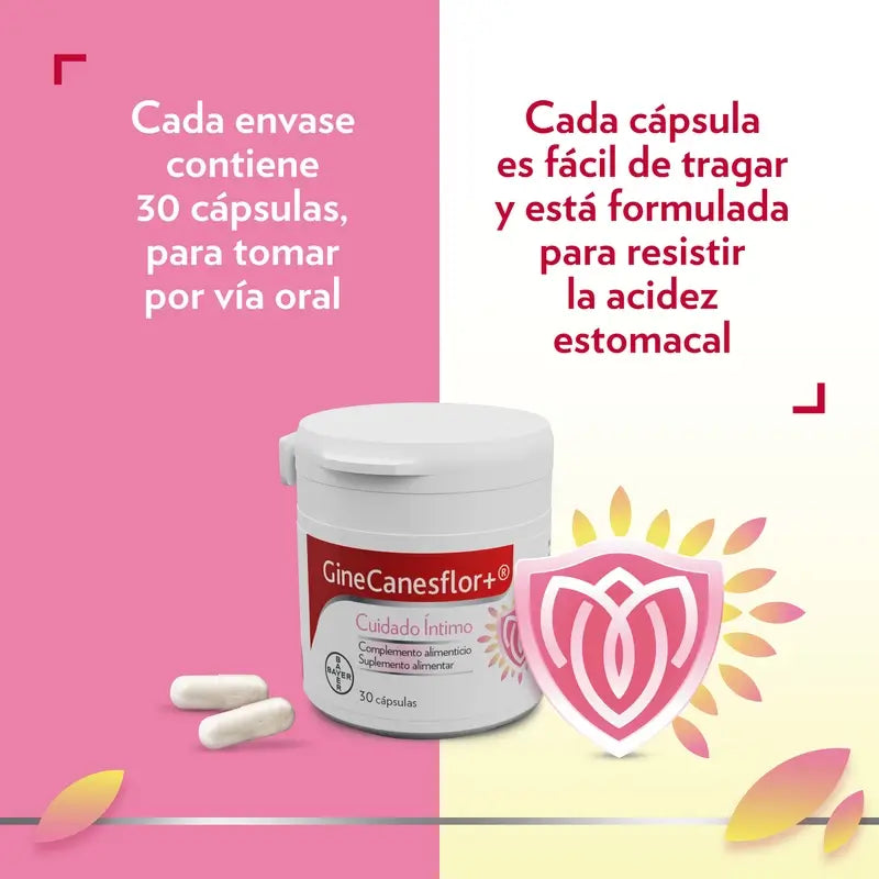 Gine-Canestén Gynecanesflor+, 30 Capsules