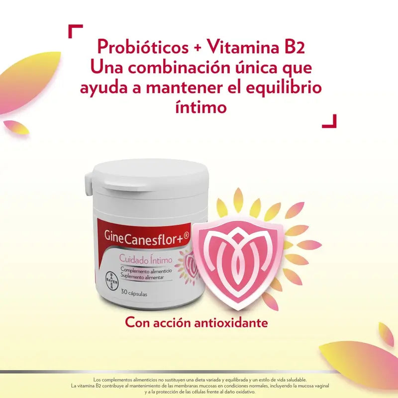 Gine-Canestén Gynecanesflor+, 30 Capsules