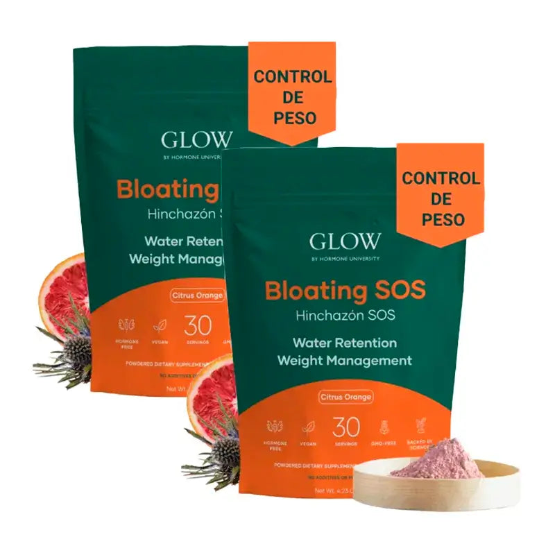 Glow Bloating SOS Abdominal Bloating, Pack 2 x 120 g
