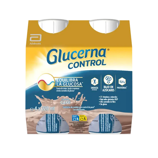 Glucerna Control Coffee Flavour, 4 Bottles x 220 ml