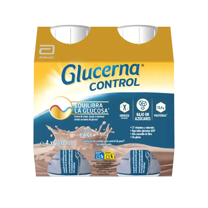 Glucerna Control Drink Coffee 4 Bottles , 220 ml