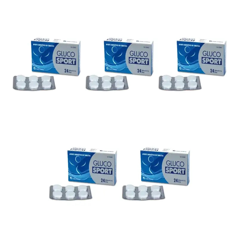Glucosport Tablets 2.5g, 5 x 24 tablets