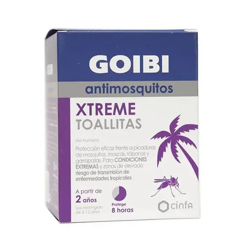 Goibi Mosquito Repellent Xtreme Repellent Wipes 1