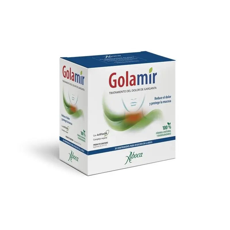 Aboca Golamir 2ACT Throat, 20 Tablets