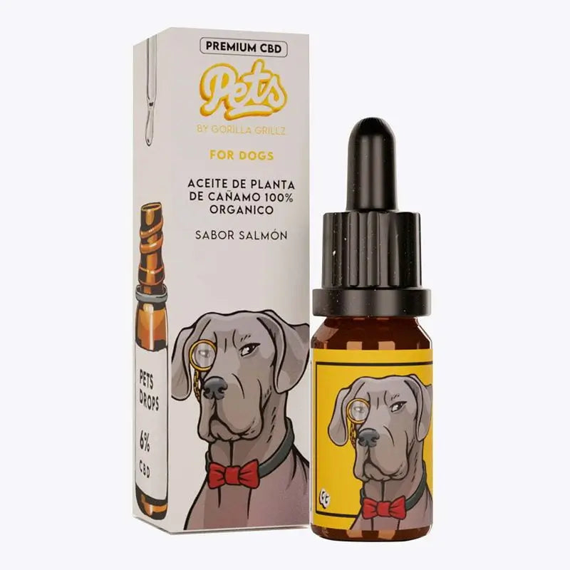 Gorilla Grillz 6% Cbd Oil For Dogs Salmon Flavour , 10 ml