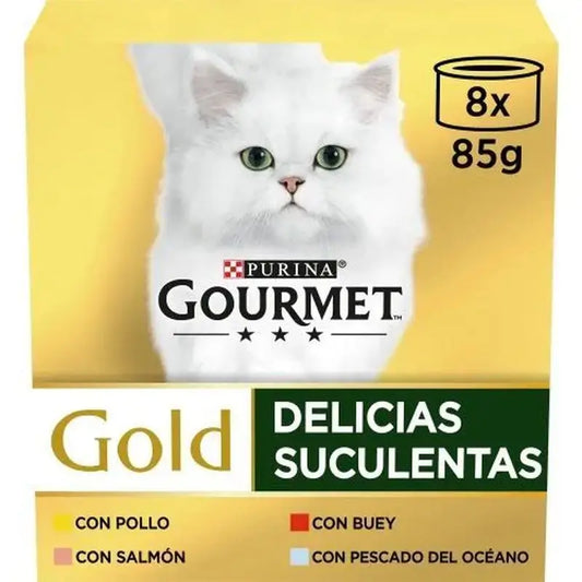 Gourmet Gold Succulent Delights 12X8X85Gr