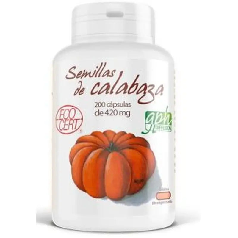 Gph Difussion Pumpkin Seeds 420Mg 200 Organic Capsules