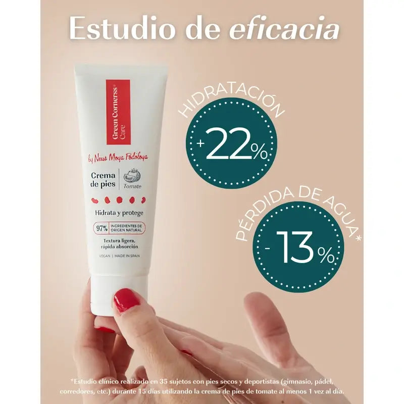 Green Cornerss Tomato Foot Cream, 75 ml