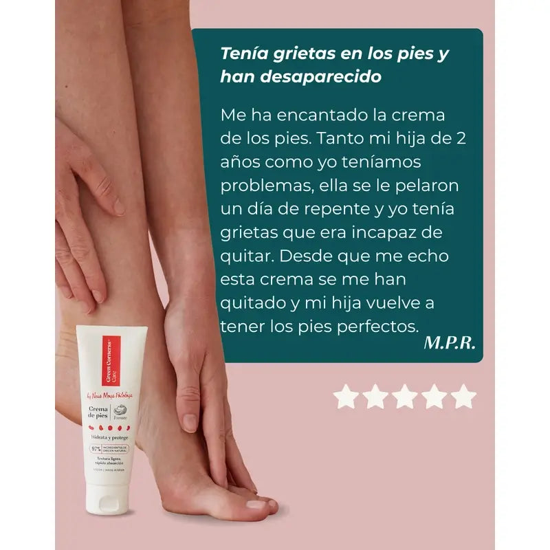 Green Cornerss Tomato Foot Cream, 75 ml