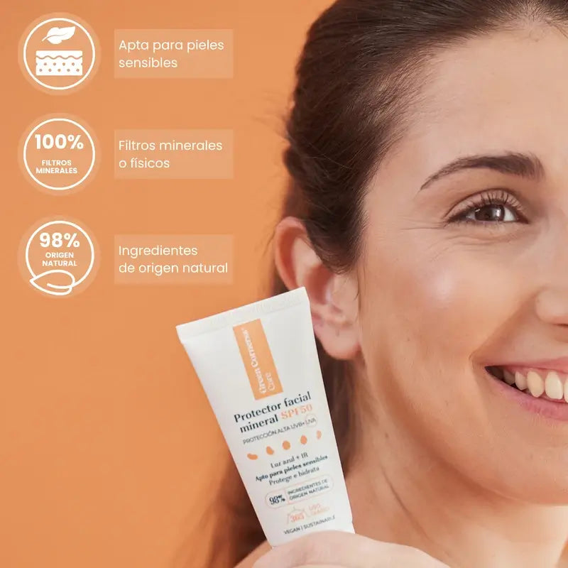 Green Cornerss Mineral Face Shield SPF50, 50 ml