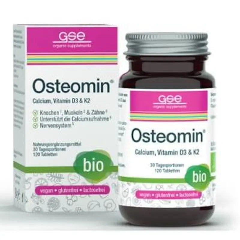 Gse Osteomin 120 Tablets Bio Vegan