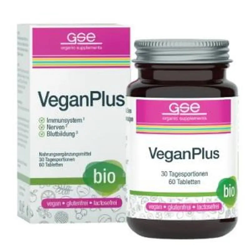 Gse Veganplus 60 Bio Vegan Tablets