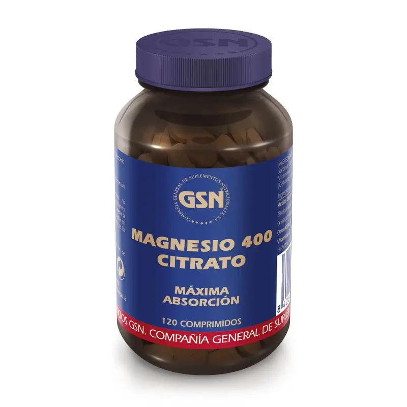 Gsn Magnesium Citrate 400 , 120 tablets