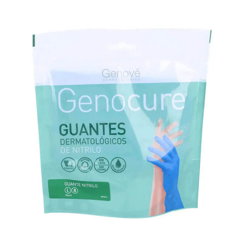 Genove Genocure Dermatological Nitrile Gloves Size L/8