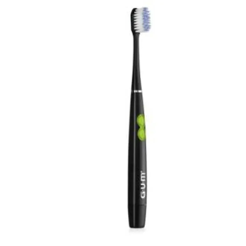 Gum Elec Sonic Daily Brush Black Black Batteries 1Un