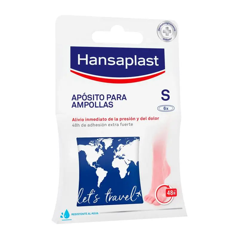 Hansaplast Feet Small Blister Dressings With Hydrocolloid , 6 pieces
