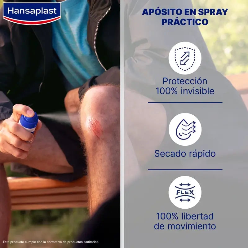 Hansaplast Second Skin Protection Spray Dressing , 40 applications