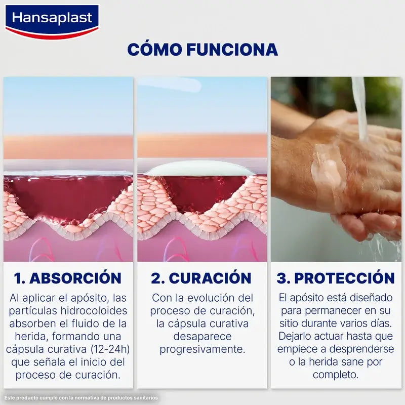 Hansaplast Second Skin Protection Xl, 3 units