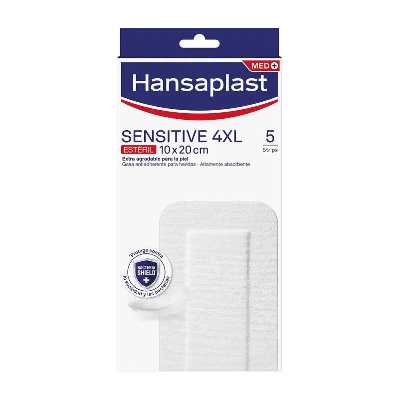 Hansaplast Sensitive 4Xl, 5 plasters