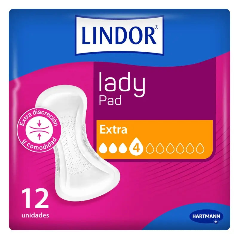 Lindor Lady Pad Extra 4 Drops