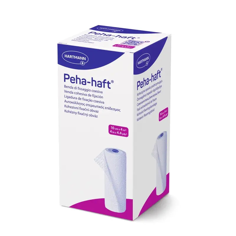 Hartmann Cohesive Bandage Peha-Haft 10Cmx4M, 1pc