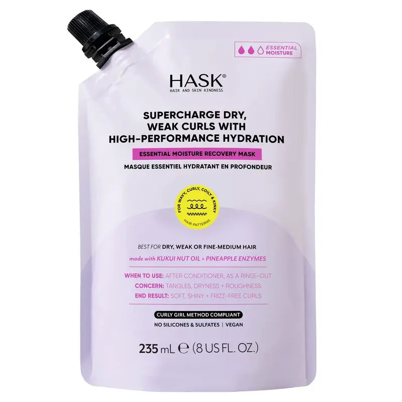 Hask Texture Light Moisturising Hair Mask, 235 ml