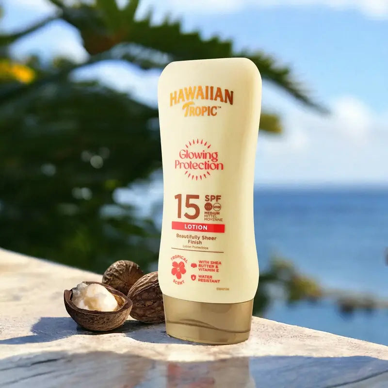 Hawaiian Tropic Ht Glowing Protection Spf15, 180Ml