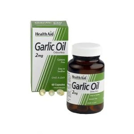 Health Aid Garlic Oil (Garlic Oil) 2Mg. 60Cap.