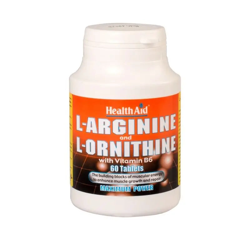 Health Aid L-Arginine & L-Ornithine 60Comp.