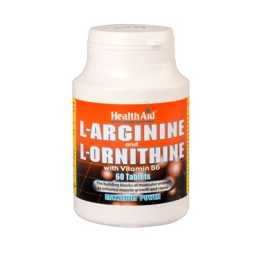 Health Aid L-Arginine & L-Ornithine 60Comp.