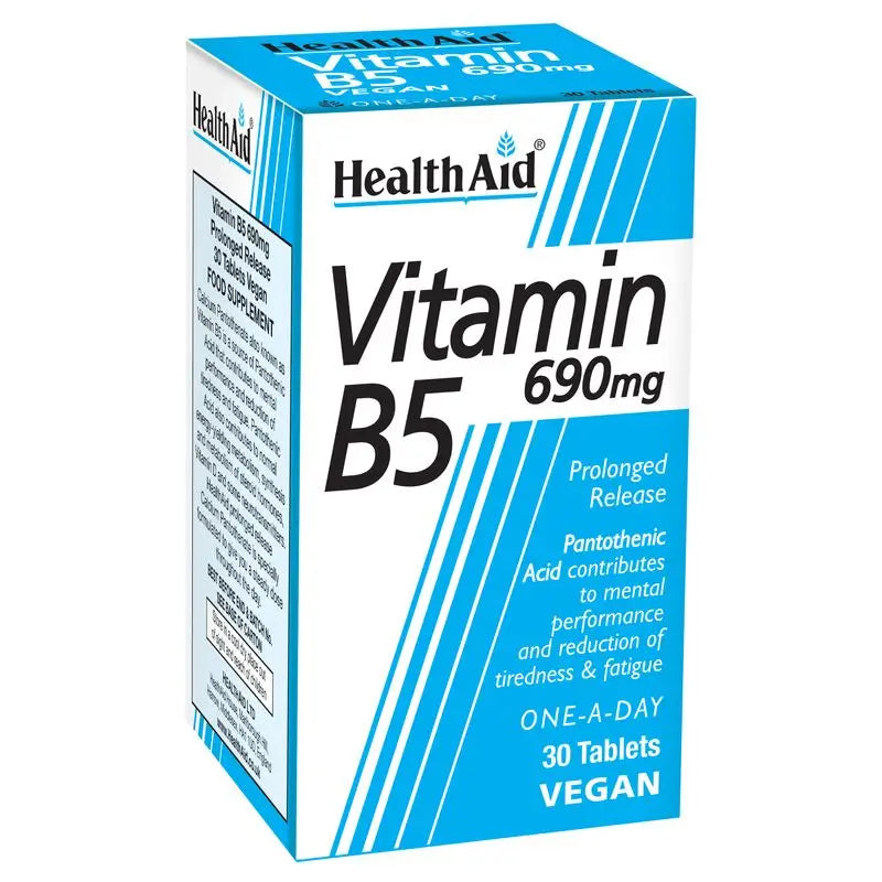 Health Aid Vitamin B5 (Calcium Pantothenate) 690 Mg , 30 tablets